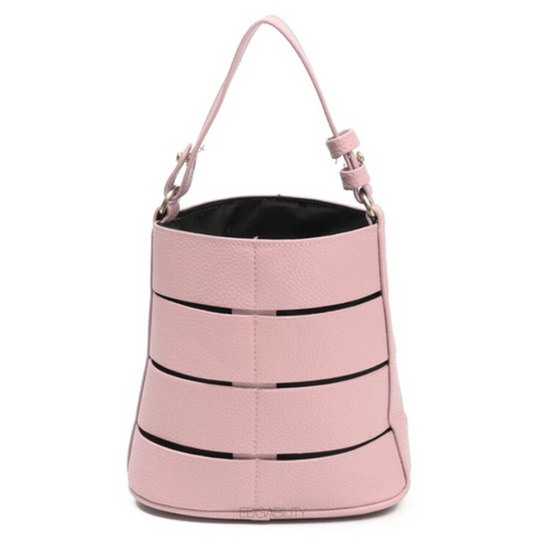 pink bucket bag office bag edgability