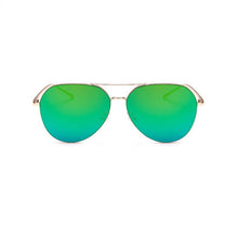 green blue sunglasses mirror sunglasses edgability front view