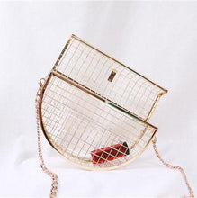 art deco box bag cage bag edgability open view