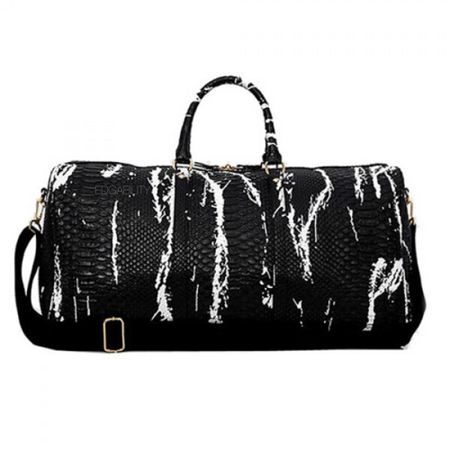 black and white bag marble travel bag edgability