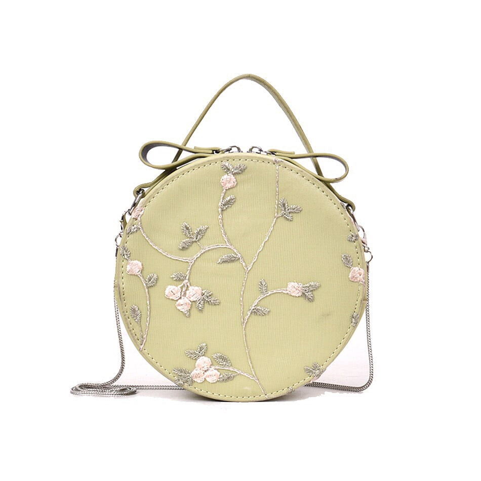 embroidered bag round bag box bag edgability