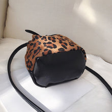 bucket bag drawstring bag leopard bag sling bag edgability bottom view