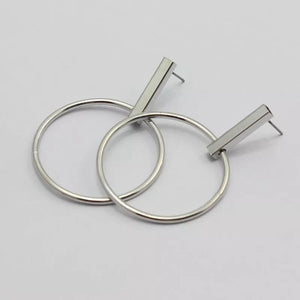 silver earrings drop earrings edgability detail view