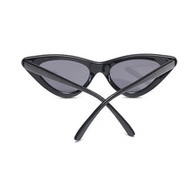 cat eye sunglasses black sunglasses edgability back view