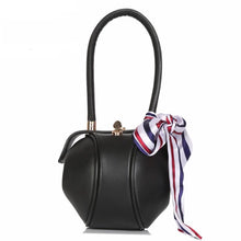 black bag round bag clutch bag sling bag edgability front view