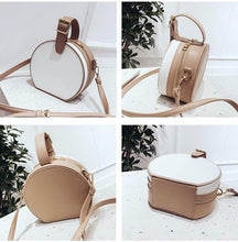 box bag round bag vintage bag with buckle edgability angle view