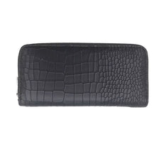 croc skin black wallet edgability