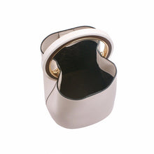 bucket bag white bag classy bag edgability top view