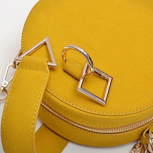round bag yellow bag sling bag box bag edgability close view