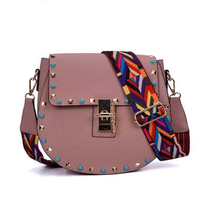 studded bag dusty rose handbag edgability