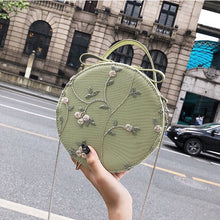 embroidered bag round bag box bag edgability size view
