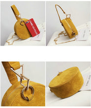 round bag yellow bag sling bag box bag edgability angle view