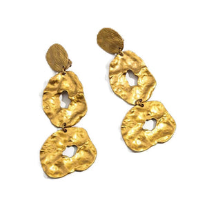 egyptian gold statement earrings edgability