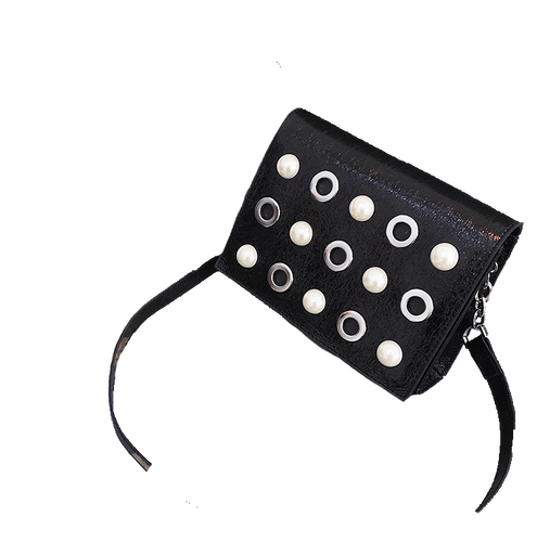 studded bag black bag sling bag edgability