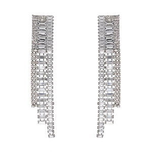 long statement earrings crystal earrings chic jewelry edgability