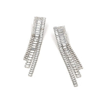 long statement earrings crystal earrings chic jewelry edgability top view