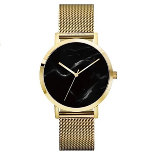 metallic gold marble design watch edgability