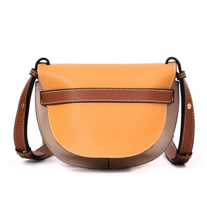 classy bag sling bag crossbody bag yellow bag edgability back view