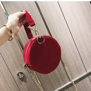 round bag sling bag red bag edgability size view