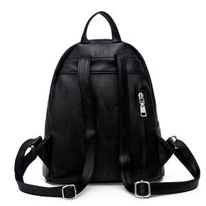 black backpack jacket backpack edgability back view