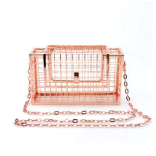 rose gold metallic bag box bag edgability