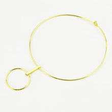 gold choker chic jewelry edgability top view