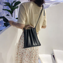 pleated bucket bag black bag edgability full view