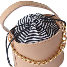 bucket bag classy bag edgability top view