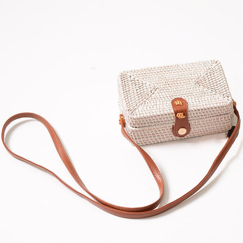box bag rattan bag travel white bag edgability 