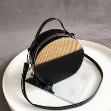 rattan bag black bag round bag edgability top view