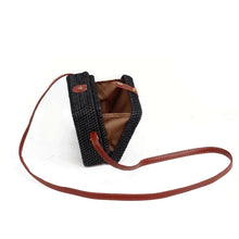 rattan bag black bag box bag edgability side view