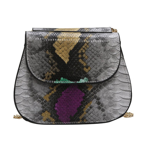 classy grey snakeskin bag edgy fashion edgability