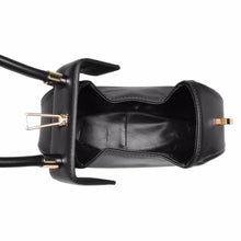 black bag round bag clutch bag sling bag edgability inside view