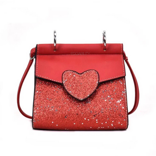 glitter bag red bag edgability