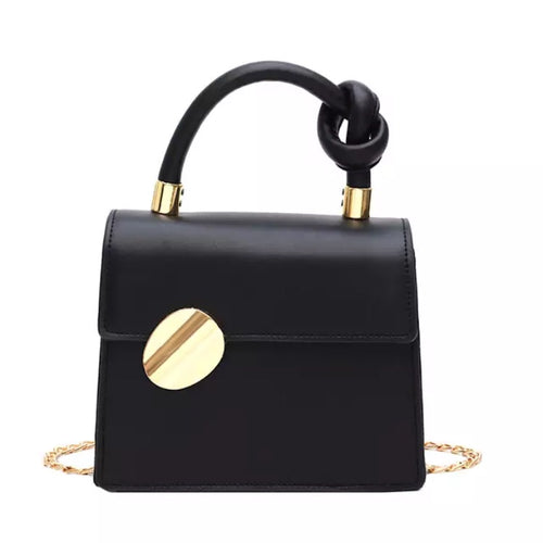classy formal black bag workwear edgy style edgability front view