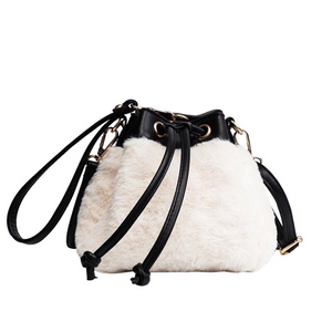 black and white bag fur bag edgability