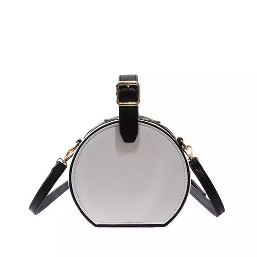 box bag round bag black bag with buckle edgability