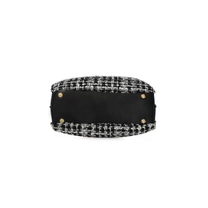 classic tweed bucket bag edgability bottom view