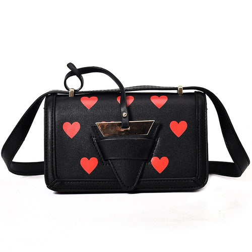 black bag hearts sling bag edgability