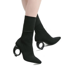 socks boots black boots edgability model view