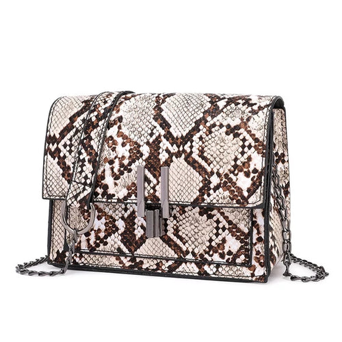 affordable brown beige snakeskin sling bag edgability