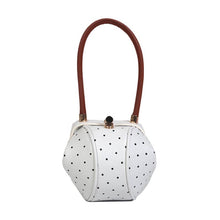 round bag polkadots bag sling bag edgability