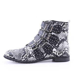 snakeskin ankle boots edgability side view