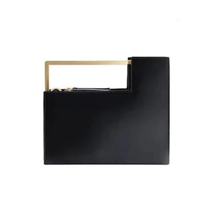 classy black bag formal clutch bag with gold handle edgability