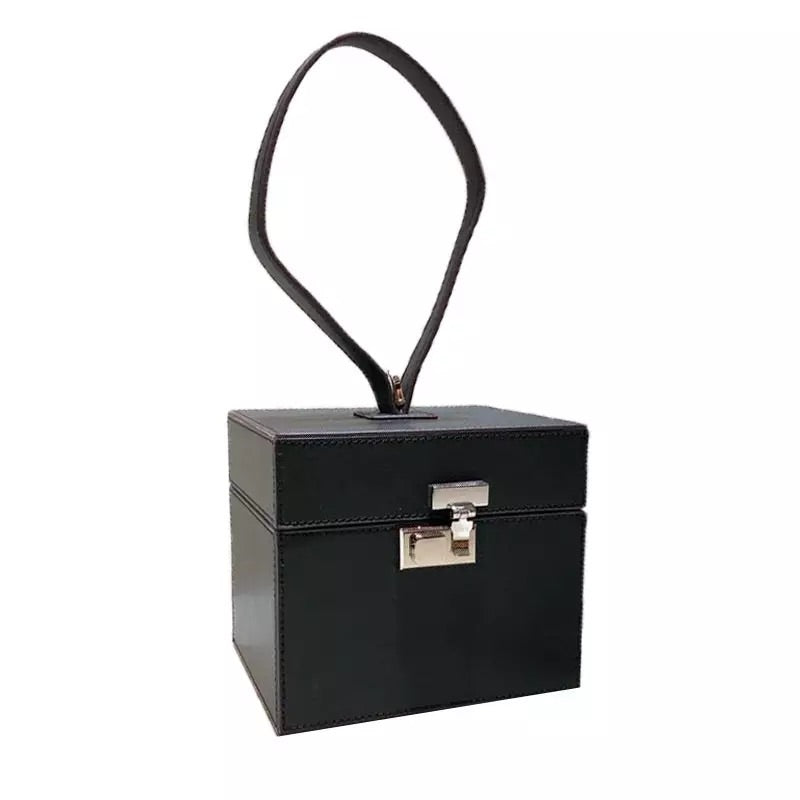 matte black box bag luxe edgy fashion edgability