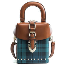 plaid studded bag box bag edgability