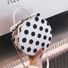 polka dots bag box bag round bag edgability angle view
