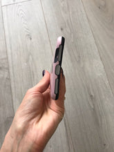 matte pink leopard print iphone case edgability bottom view