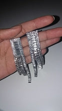 long statement earrings crystal earrings chic jewelry edgability size view