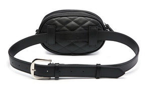 studded bag bum bag belt bag black bag edgability back view